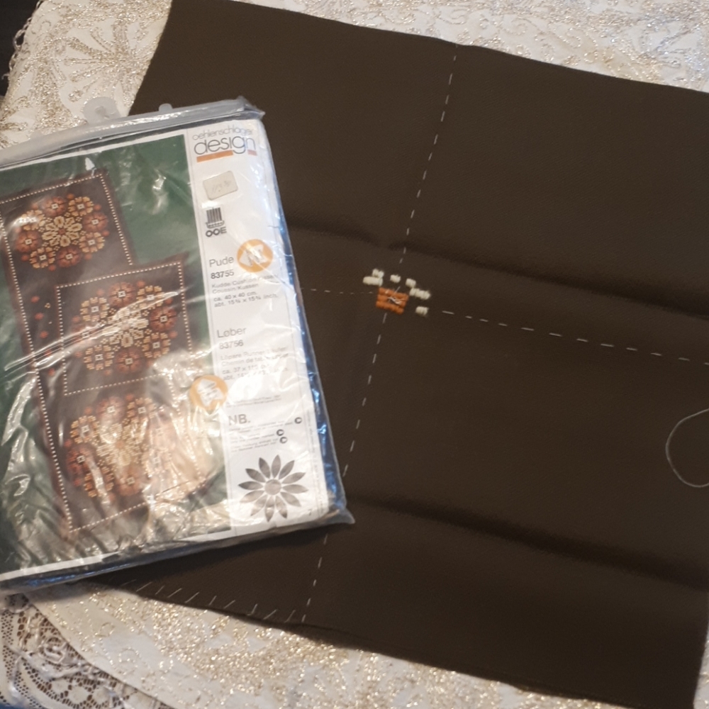 Vintage DIY pillow top